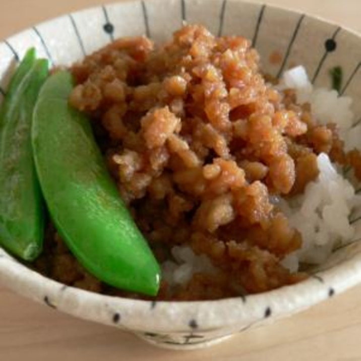 失敗しない！鶏そぼろ丼